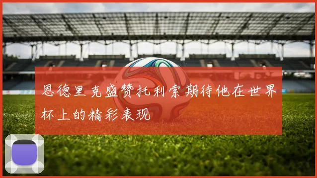 恩德里克盛赞托利索期待他在世界杯上的精彩表现